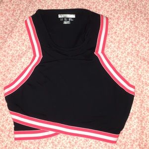Cheer leader crop top
